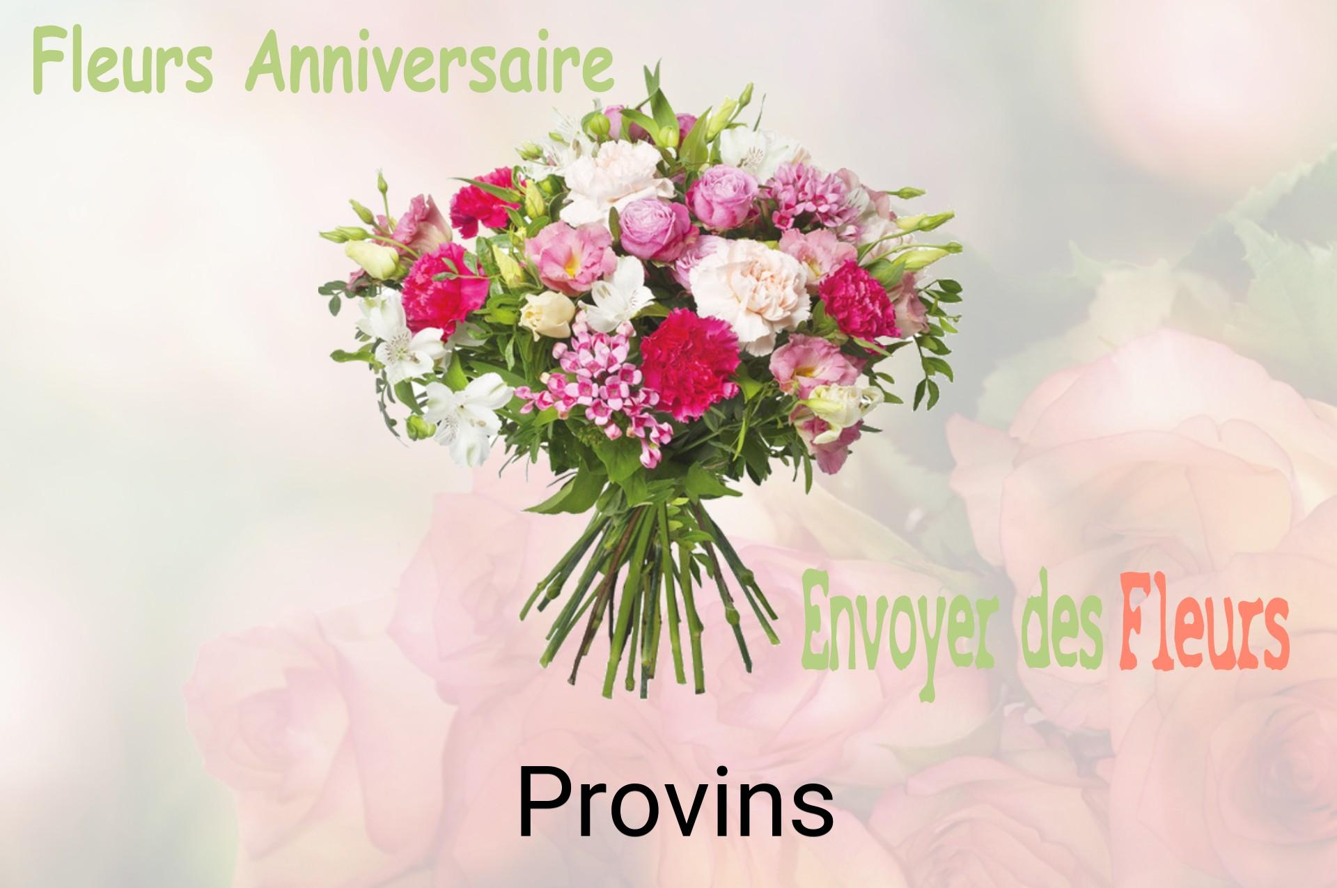 Bouquet de fleurs d’anniversaire livré à Provins