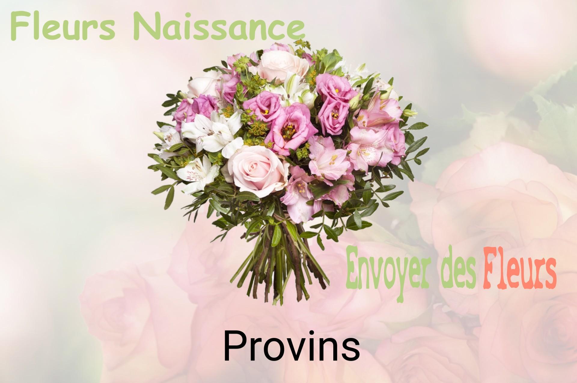 Bouquet de fleurs de naissance livré à Provins